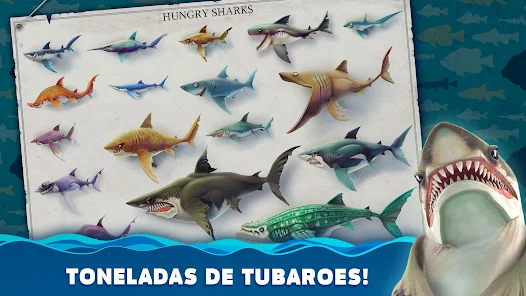 Hungry Shark Worldcapturas de tela 1