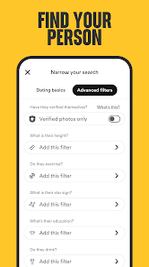 Bumble Dating App capturas de tela 2