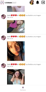 Lesbian Chat capturas de tela 3