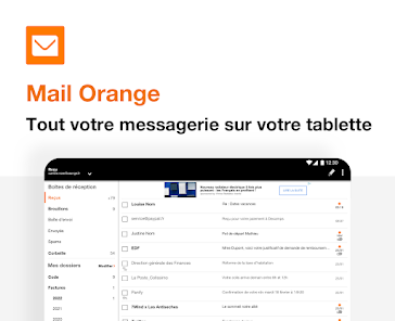 Mail Orangecapturas de tela 1