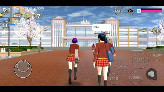 SAKURA School Simulator capturas de tela 1