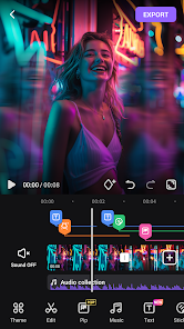 Video Maker Music Video Editor capturas de tela 7