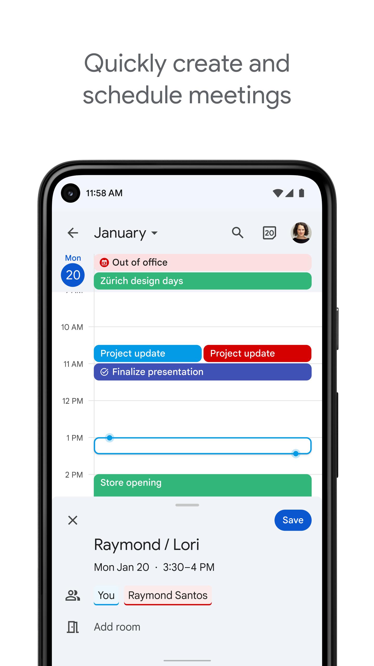 Google Calendar screenshots 2