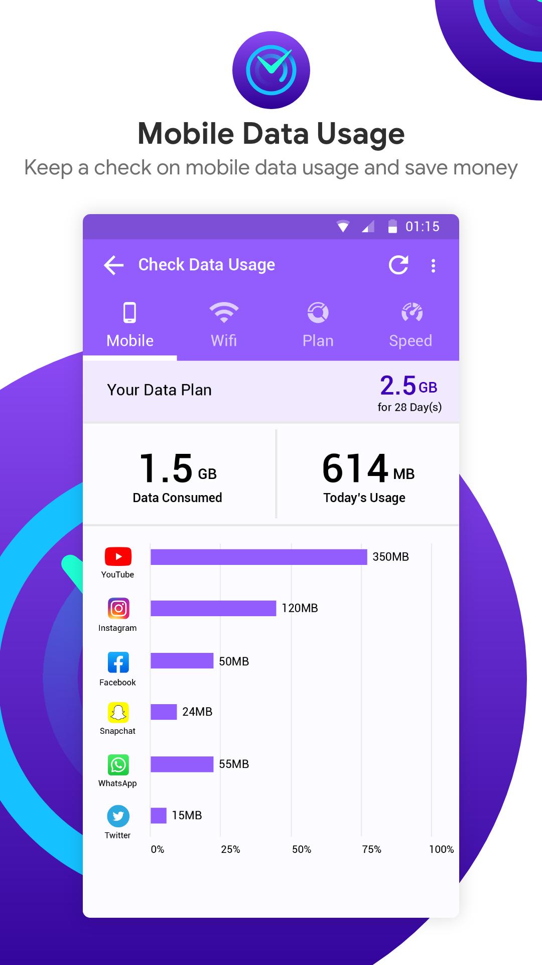 Check Internet Data Usage screenshots 2