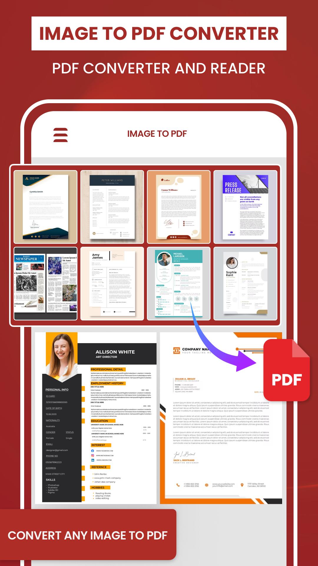 Documents Reader, Image To PDF capturas de tela 3