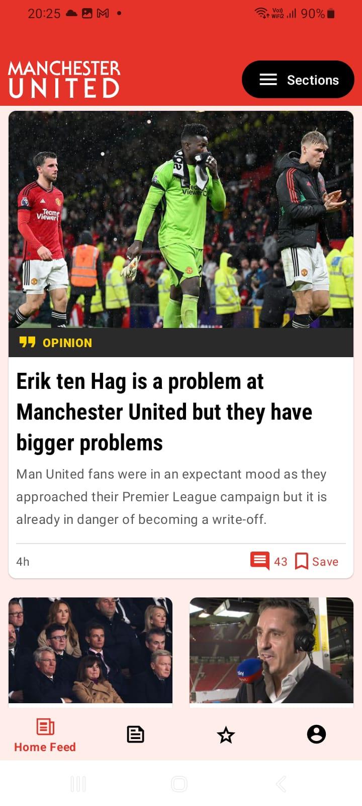 Manchester United News screenshots 1