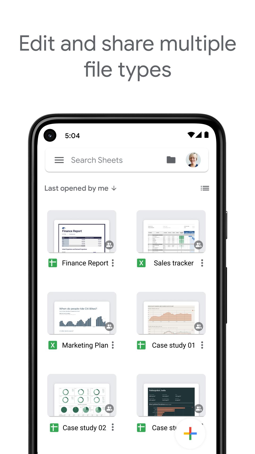 Google Sheets screenshots 4