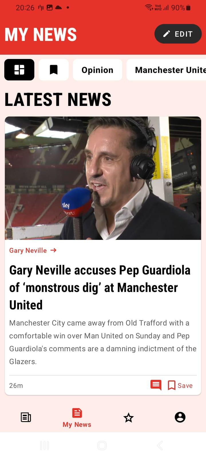 Manchester United News screenshots 2