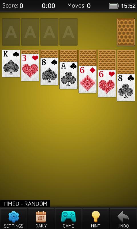 Solitaire capturas de tela 4