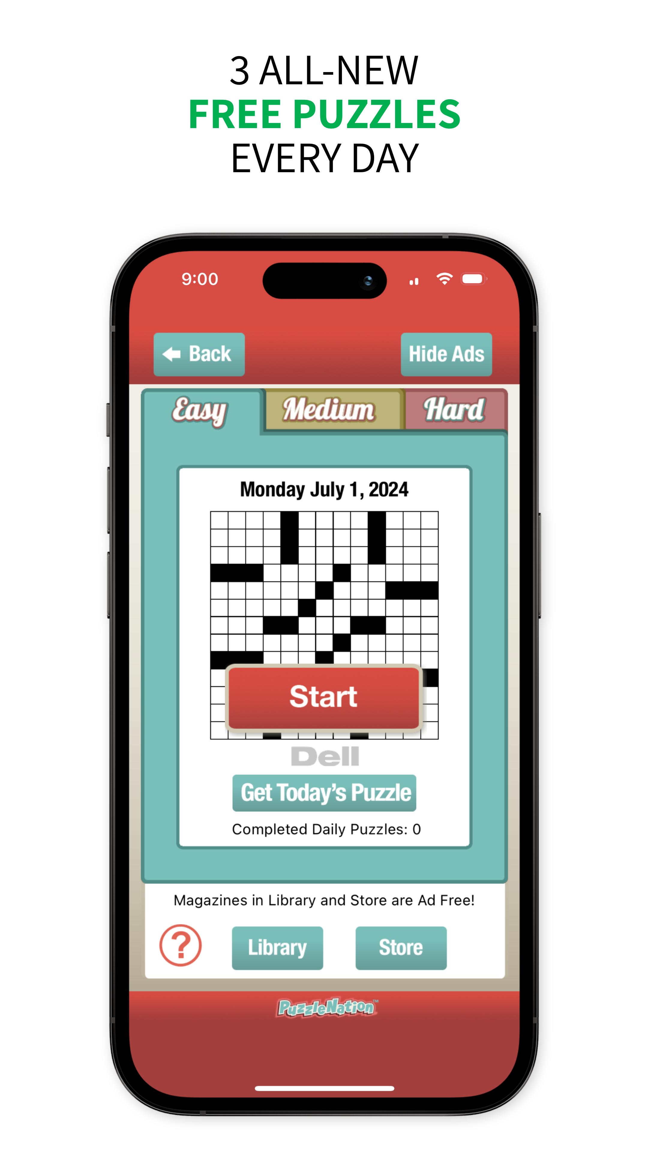 Penny Dell Crossword Puzzlescapturas de tela 2