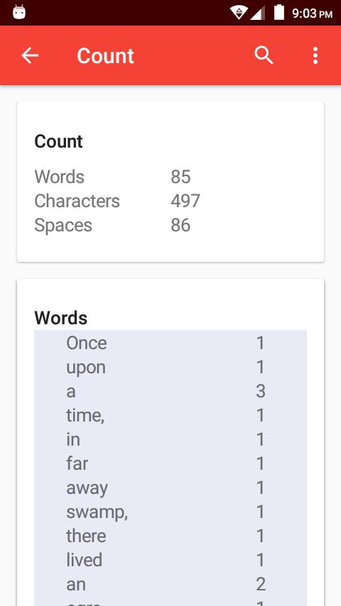 Word Counter  screenshots 2