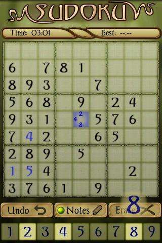 Sudoku capturas de tela 1