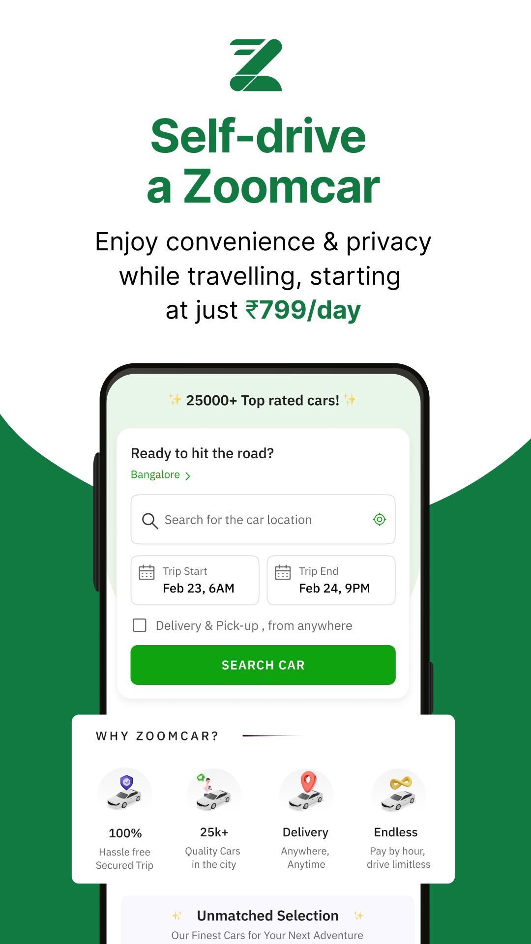 Zoomcar  screenshots 1