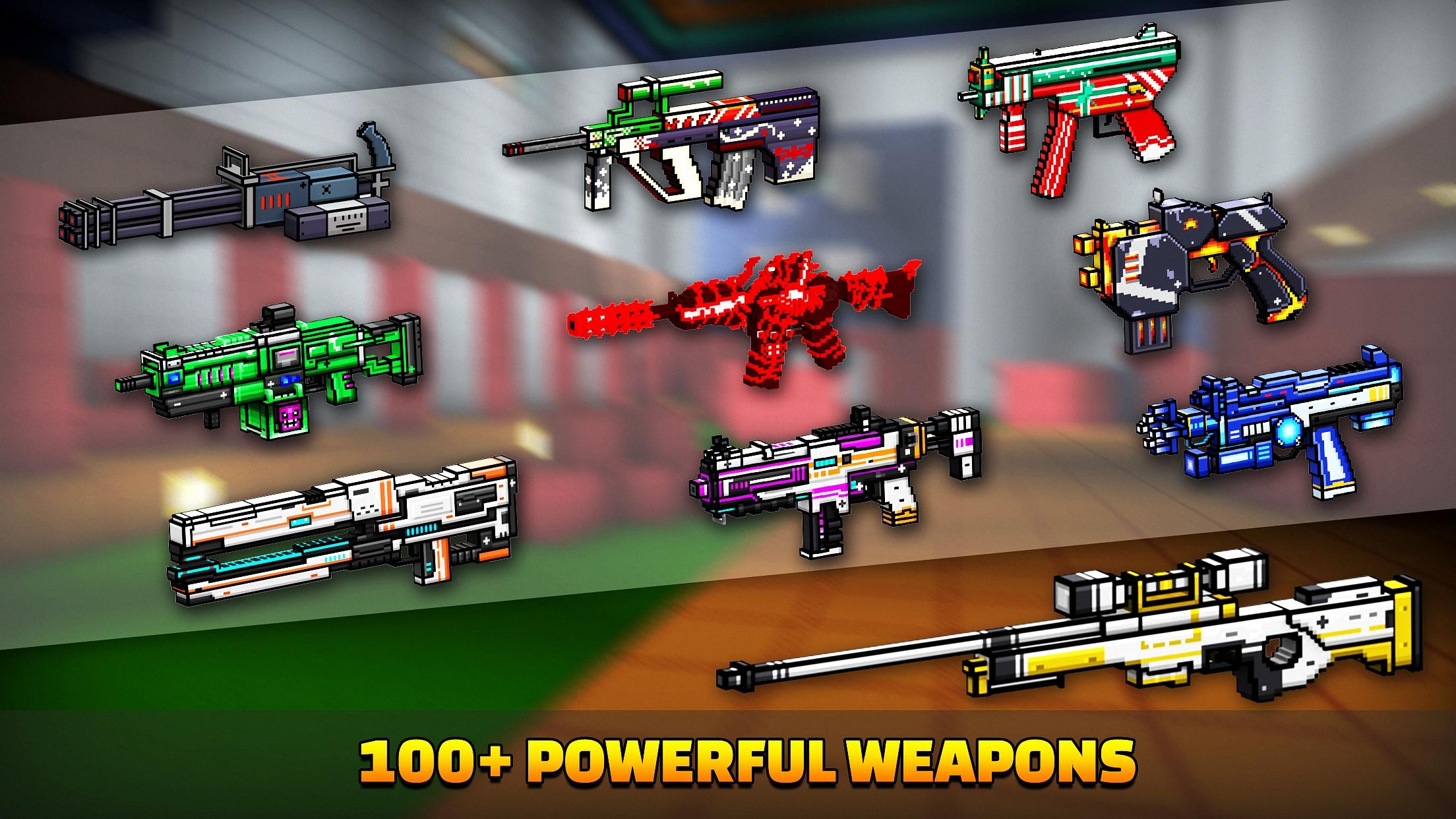 Cops N Robbers:Pixel Craft Gun screenshots 5