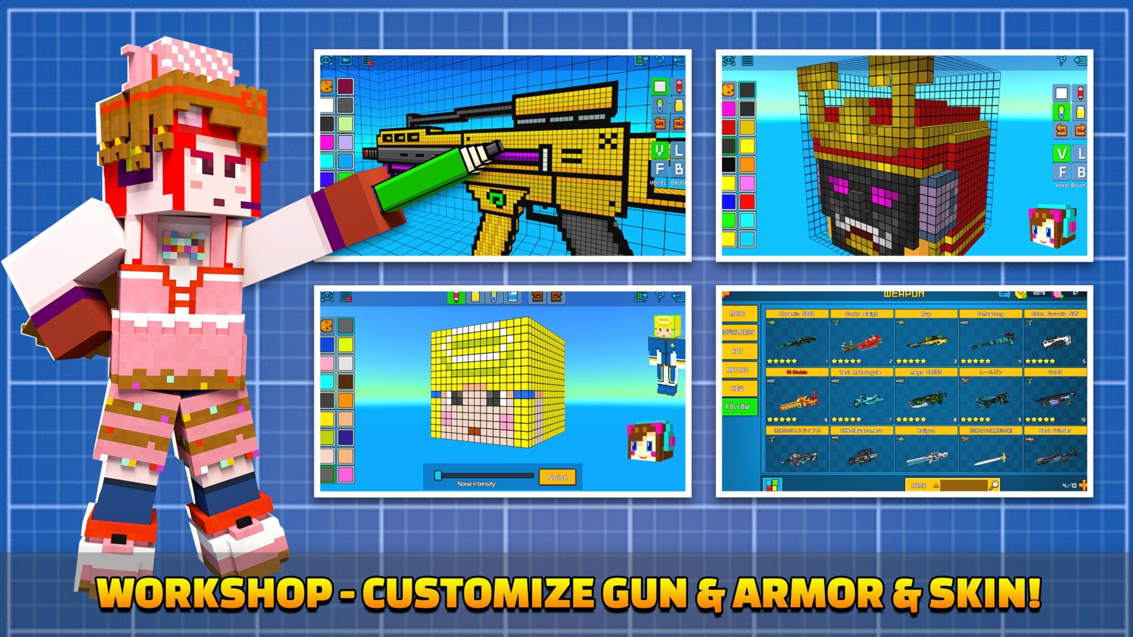 Cops N Robbers:Pixel Craft Gun screenshots 7