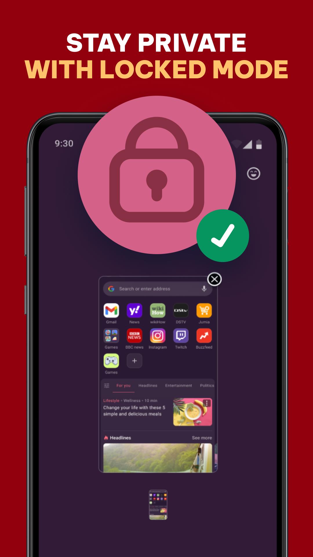 Opera Mini  screenshots 4