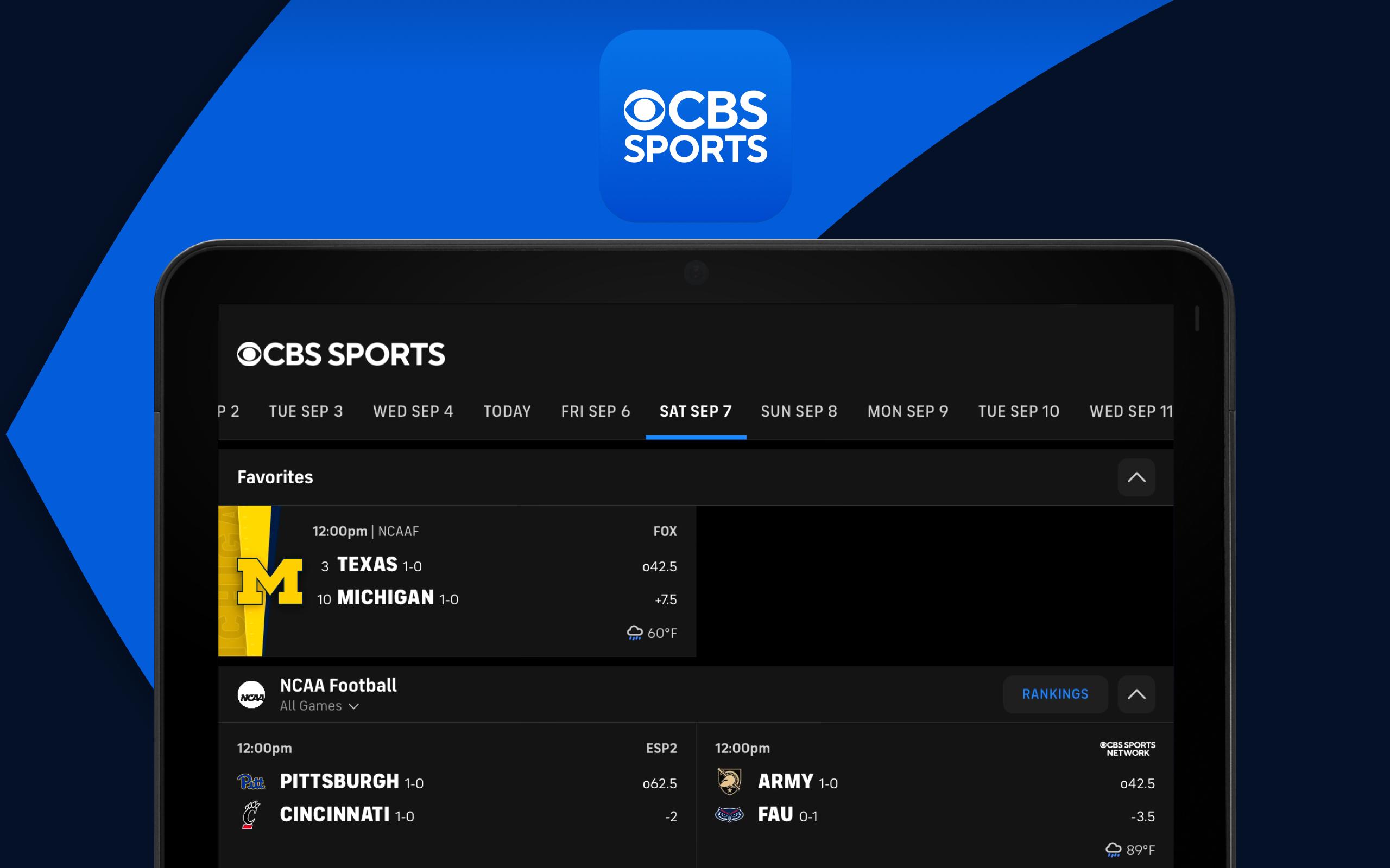 CBS Sports capturas de tela 7