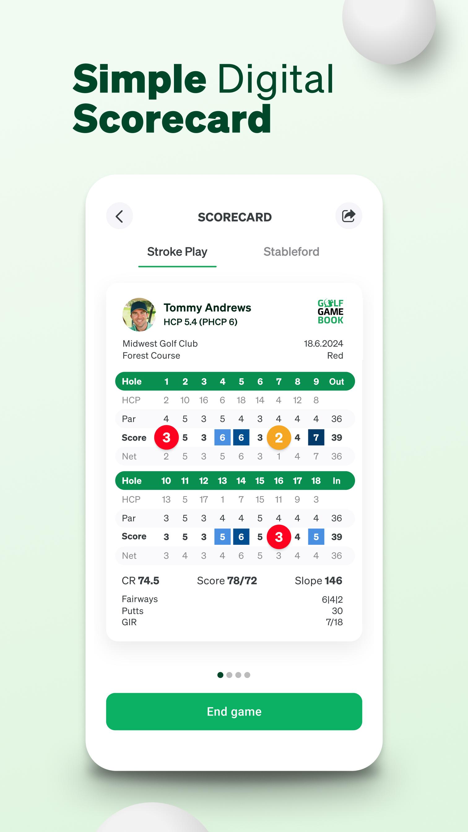 Golf GameBook  screenshots 1