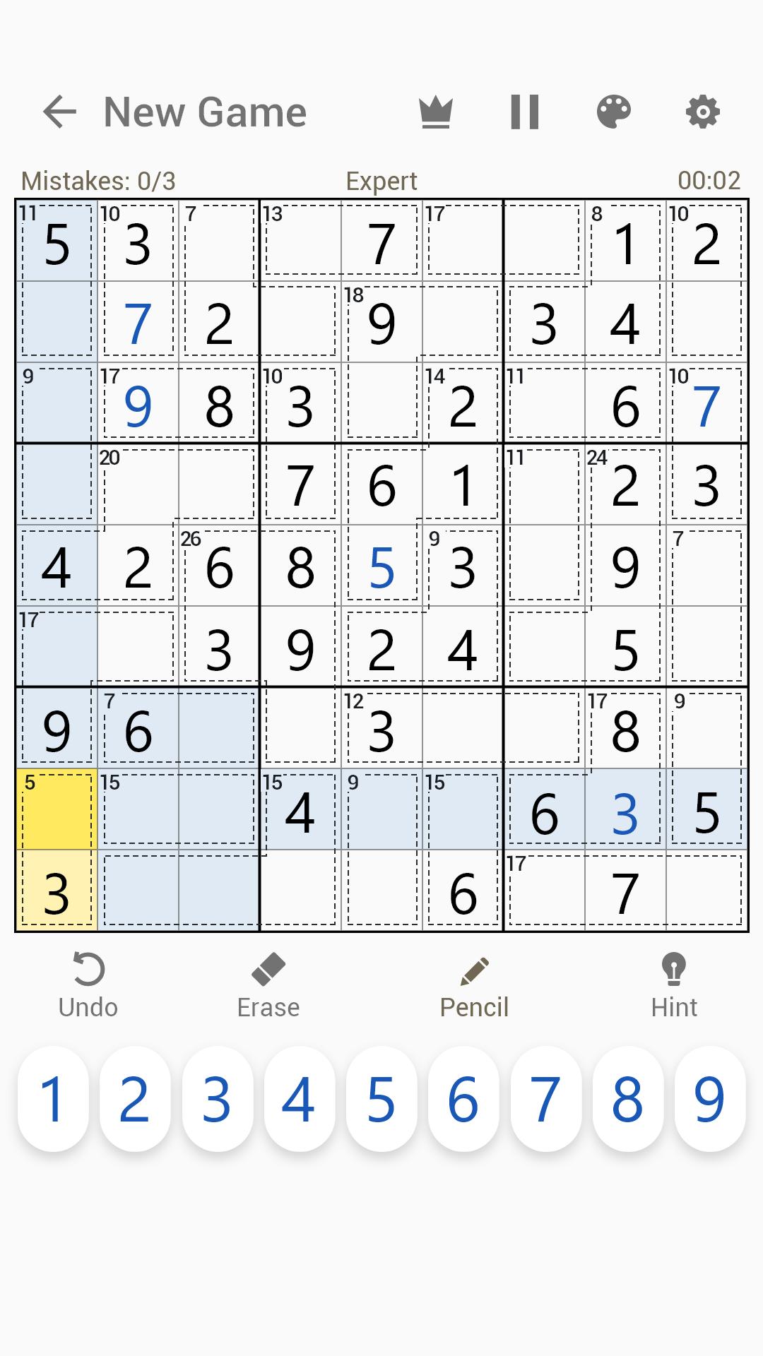 Killer Sudoku  screenshots 4