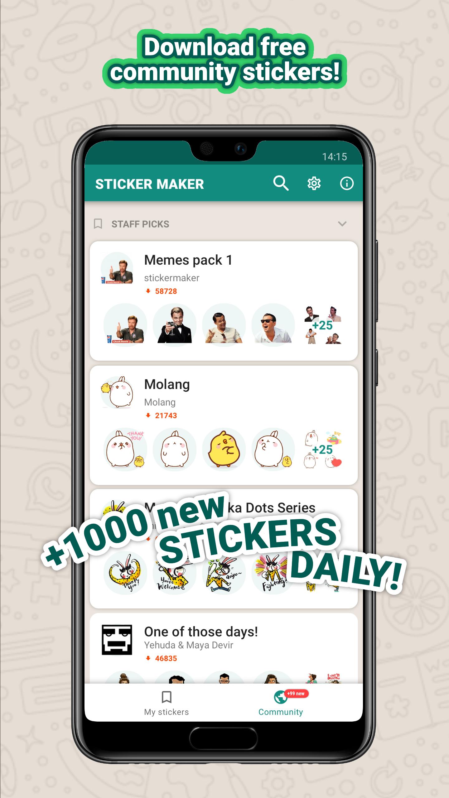 Sticker maker capturas de tela 6