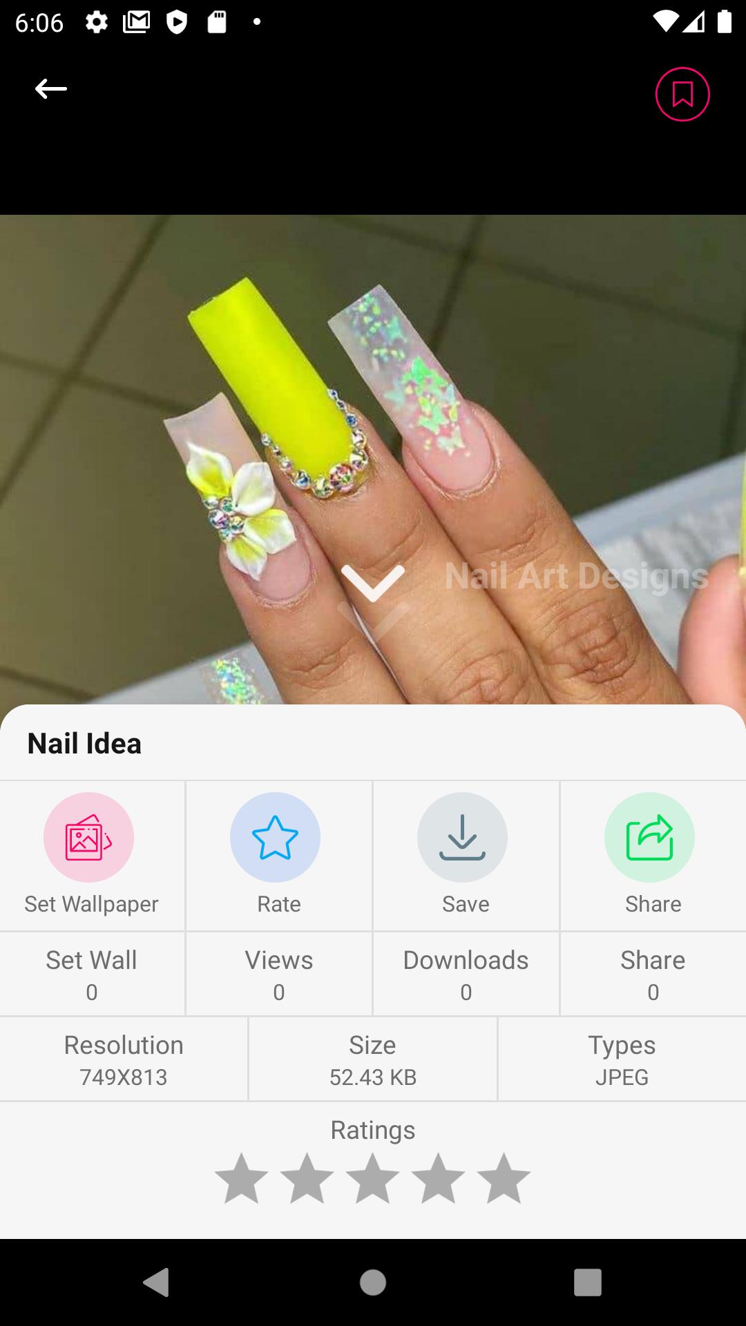 Nail Art Designscapturas de tela 6