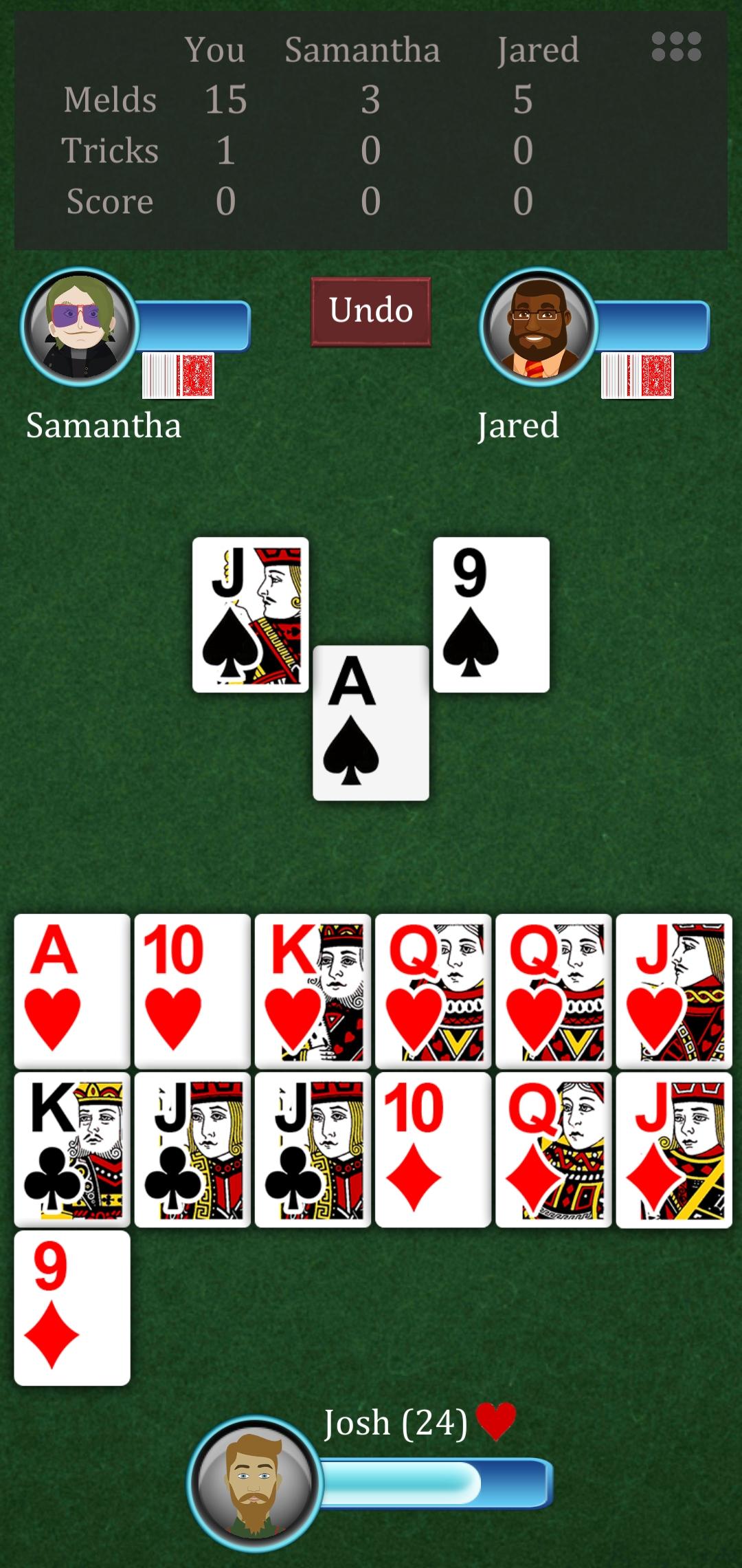 Cutthroat Pinochle screenshots 1