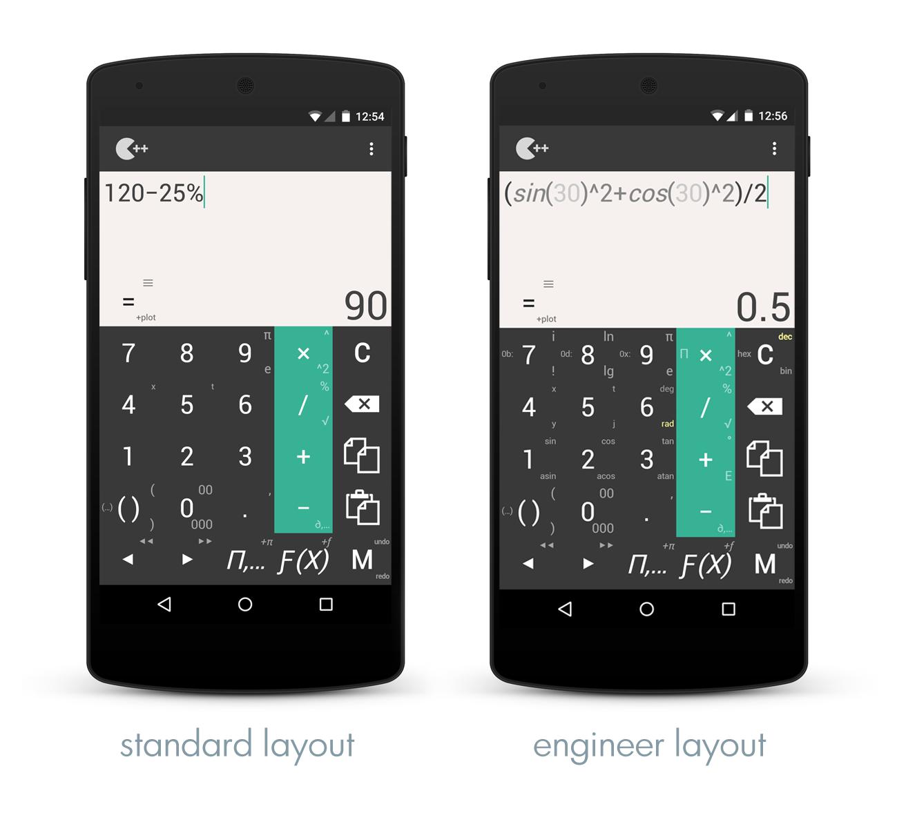 Calculator ++capturas de tela 1