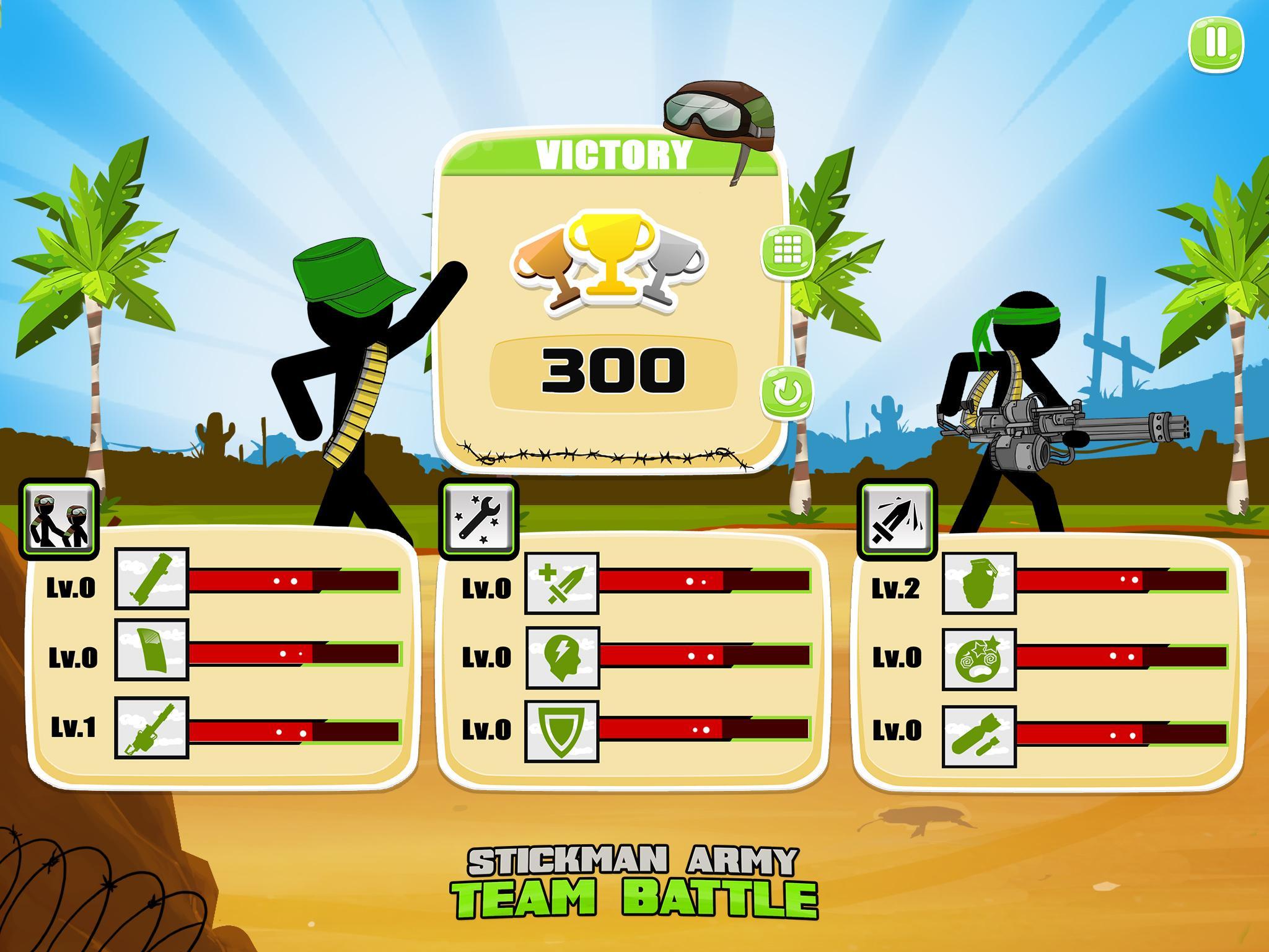 Stickman Army : Team Battlecapturas de tela 8