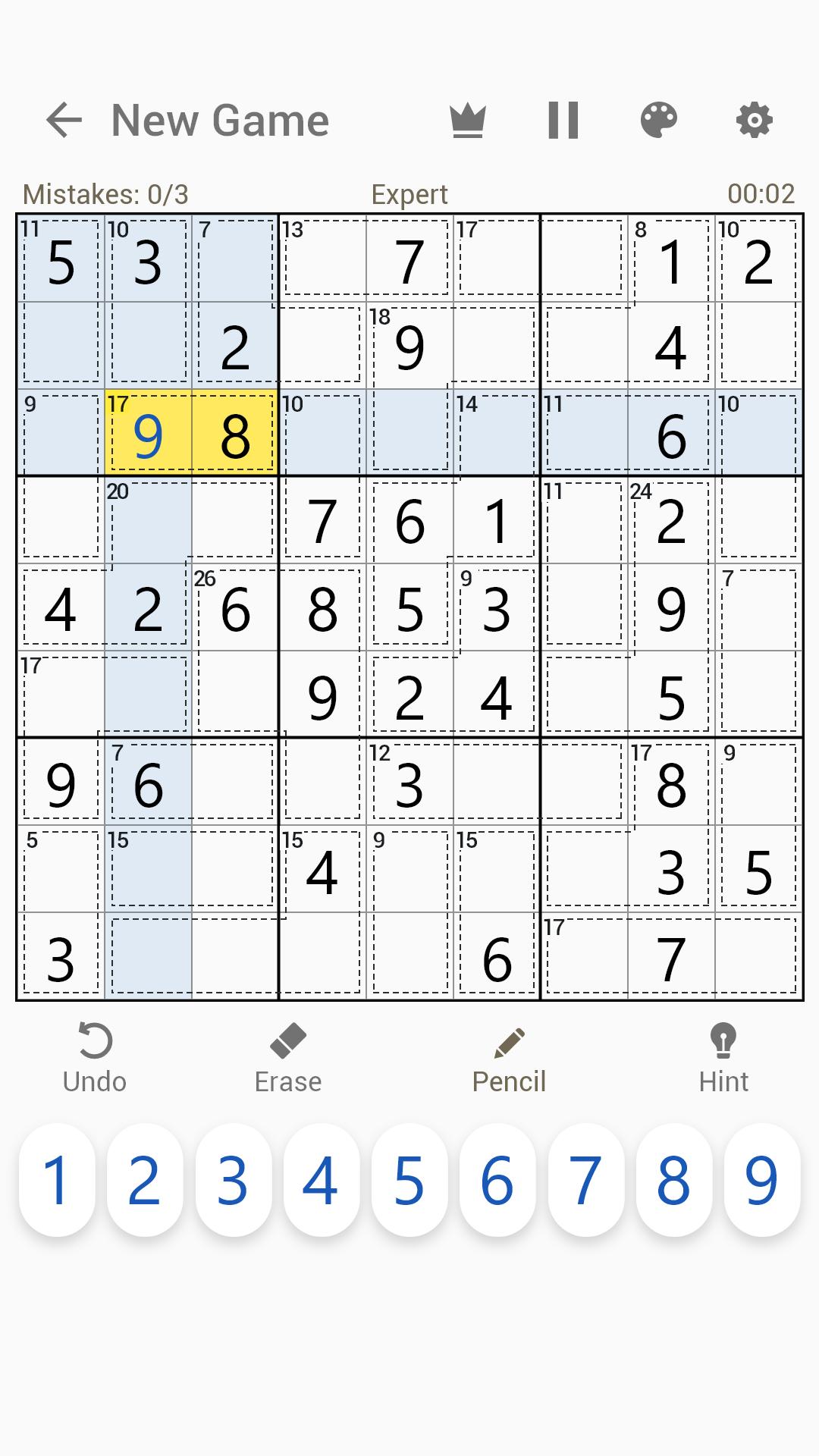 Killer Sudoku  screenshots 1