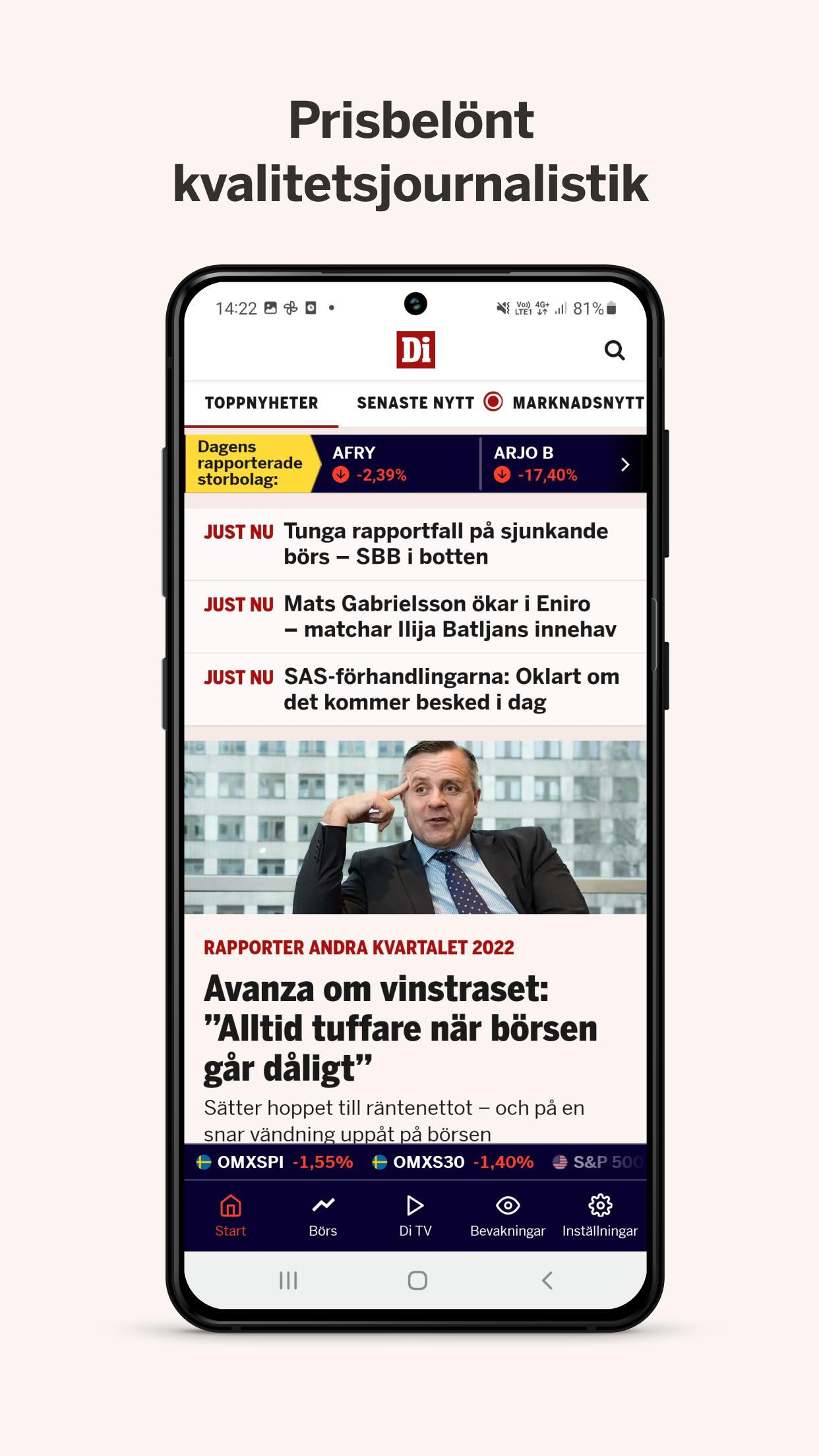 Dagens industri screenshots 1