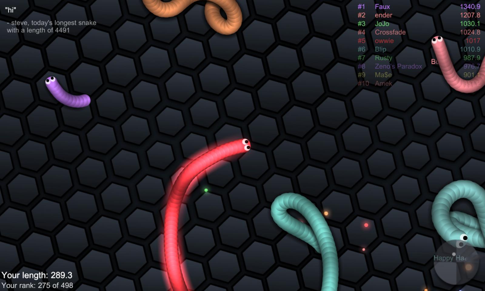 slither.io  screenshots 2