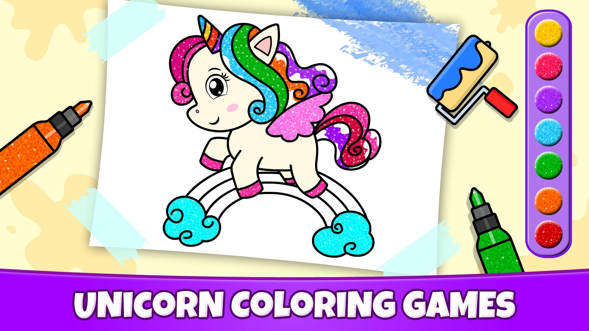 Unicorn Coloring screenshots 1