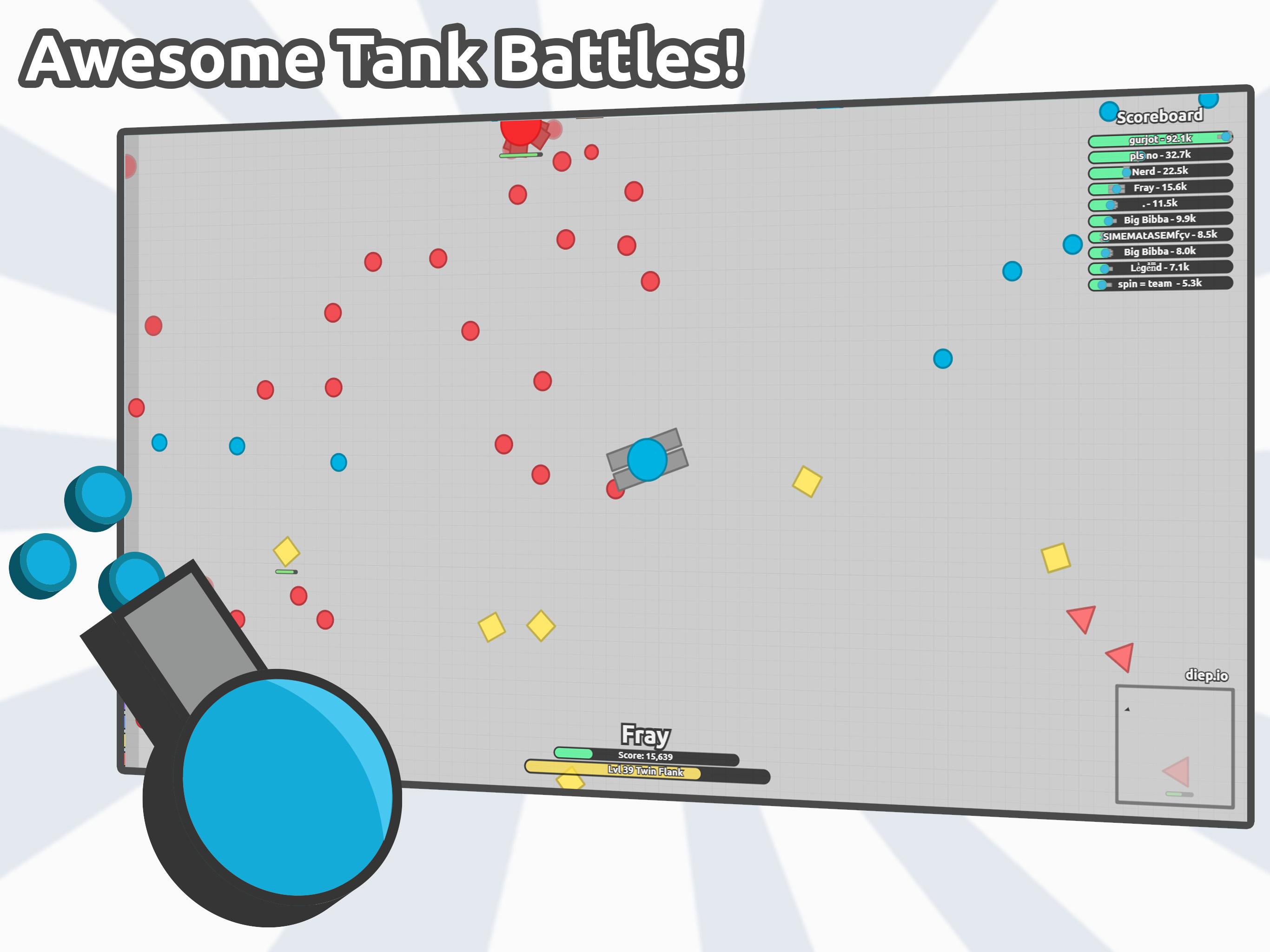 diep.io capturas de tela 6