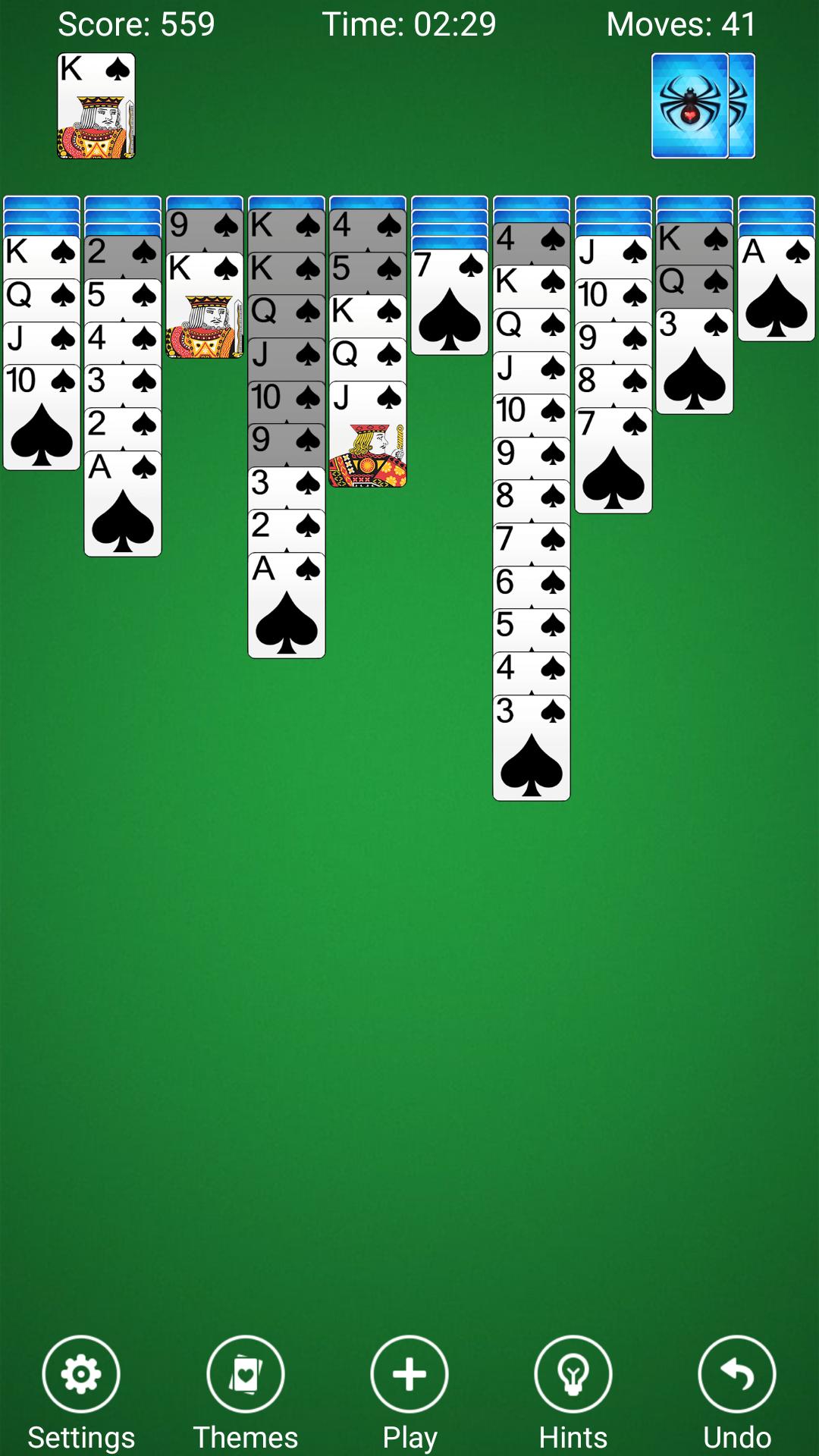 Spider Solitaire  screenshots 1