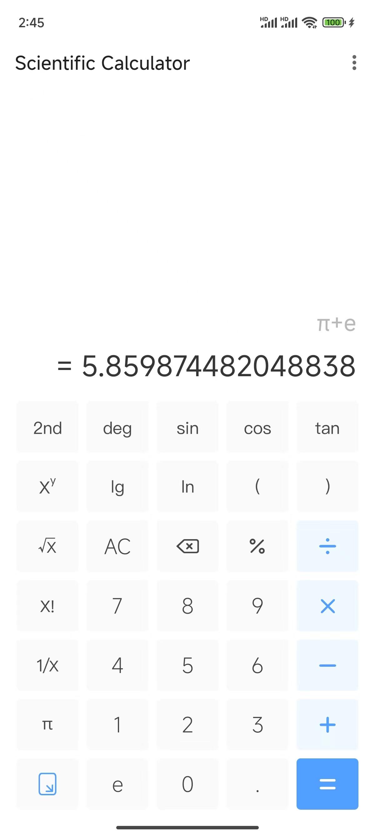 Scientific Calculator screenshots 1