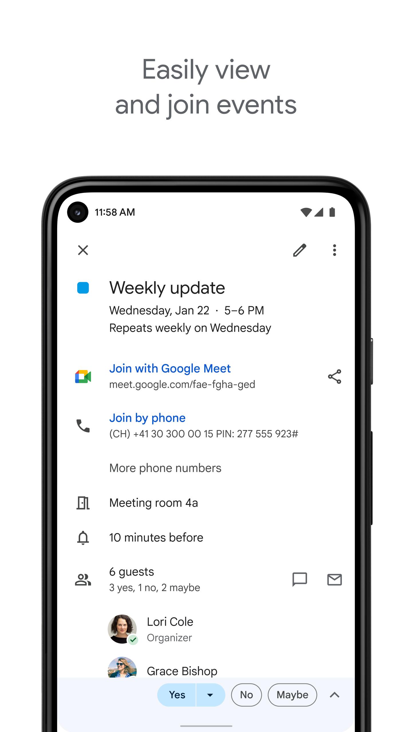 Google Calendar screenshots 3