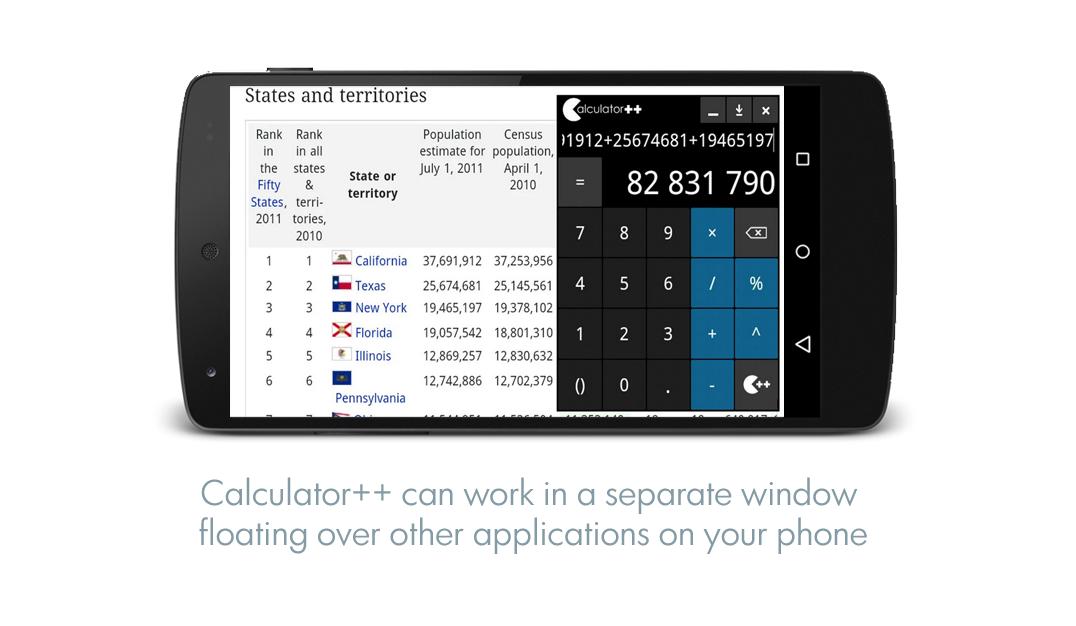 Calculator ++capturas de tela 5