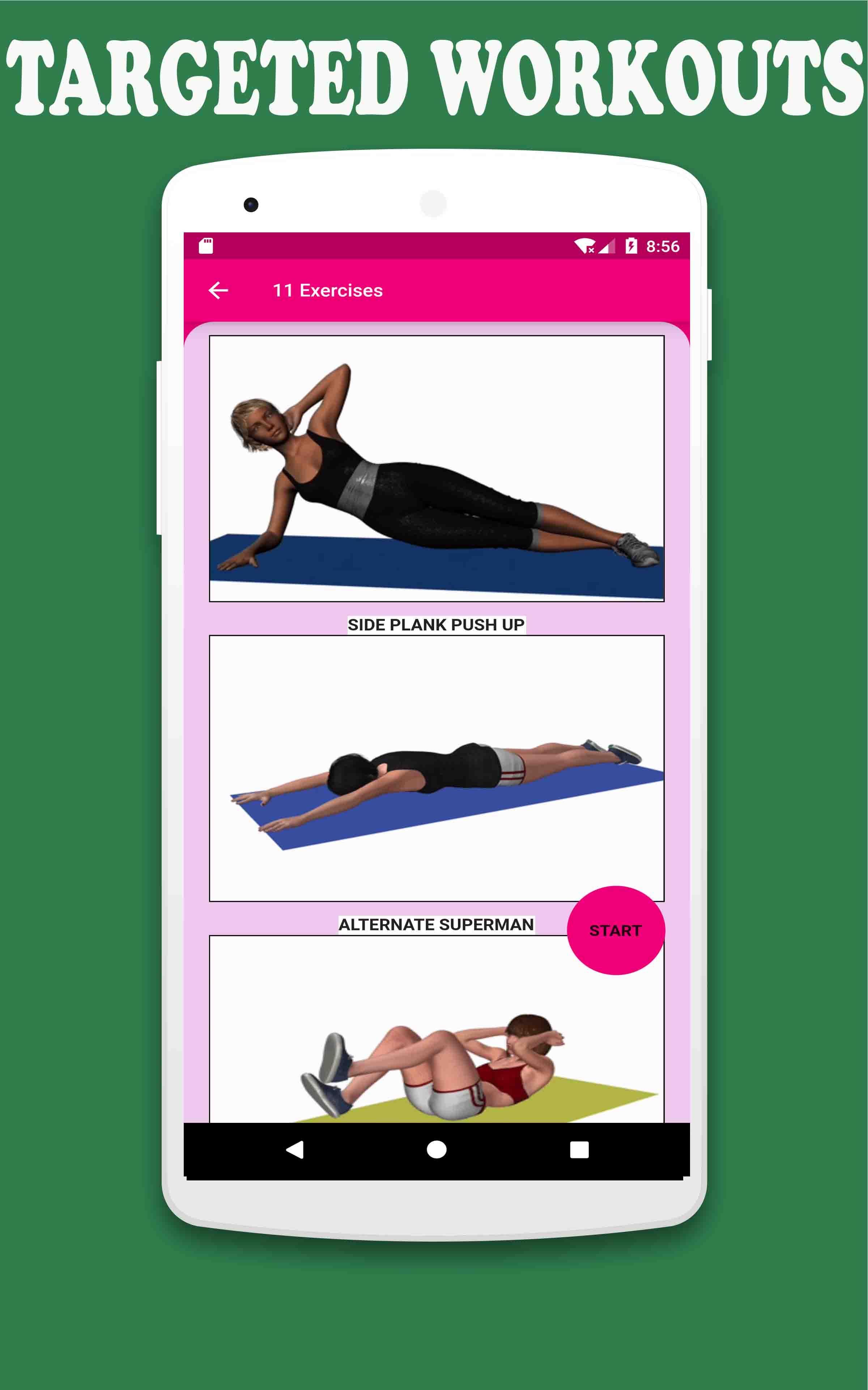 Breast enlargement exercise screenshots 3