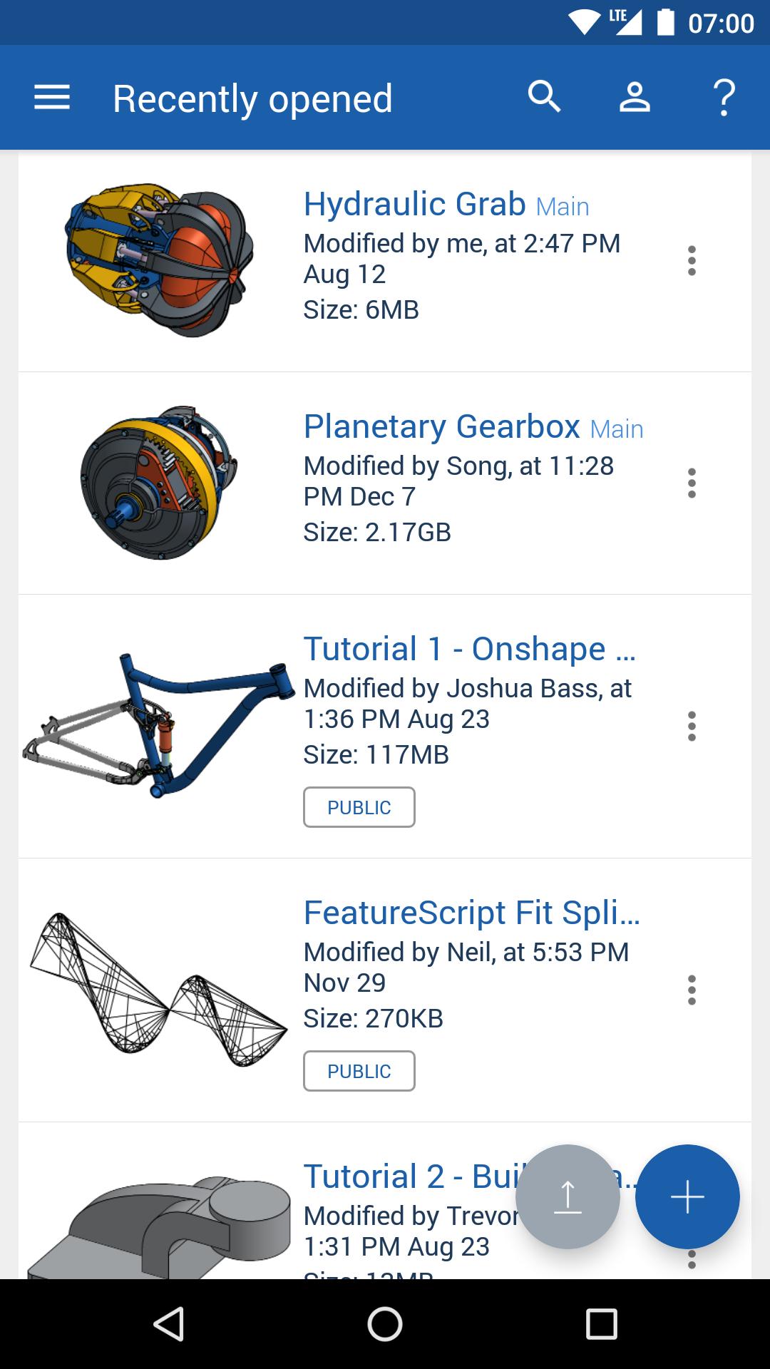 Onshape screenshots 1