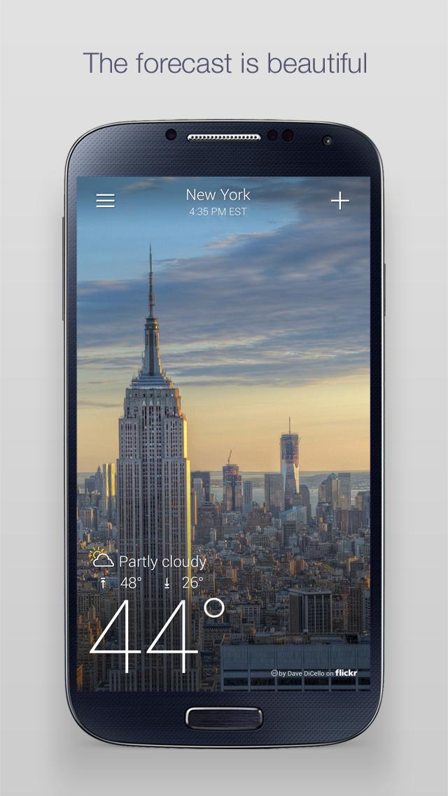 Yahoo Weather capturas de tela 1