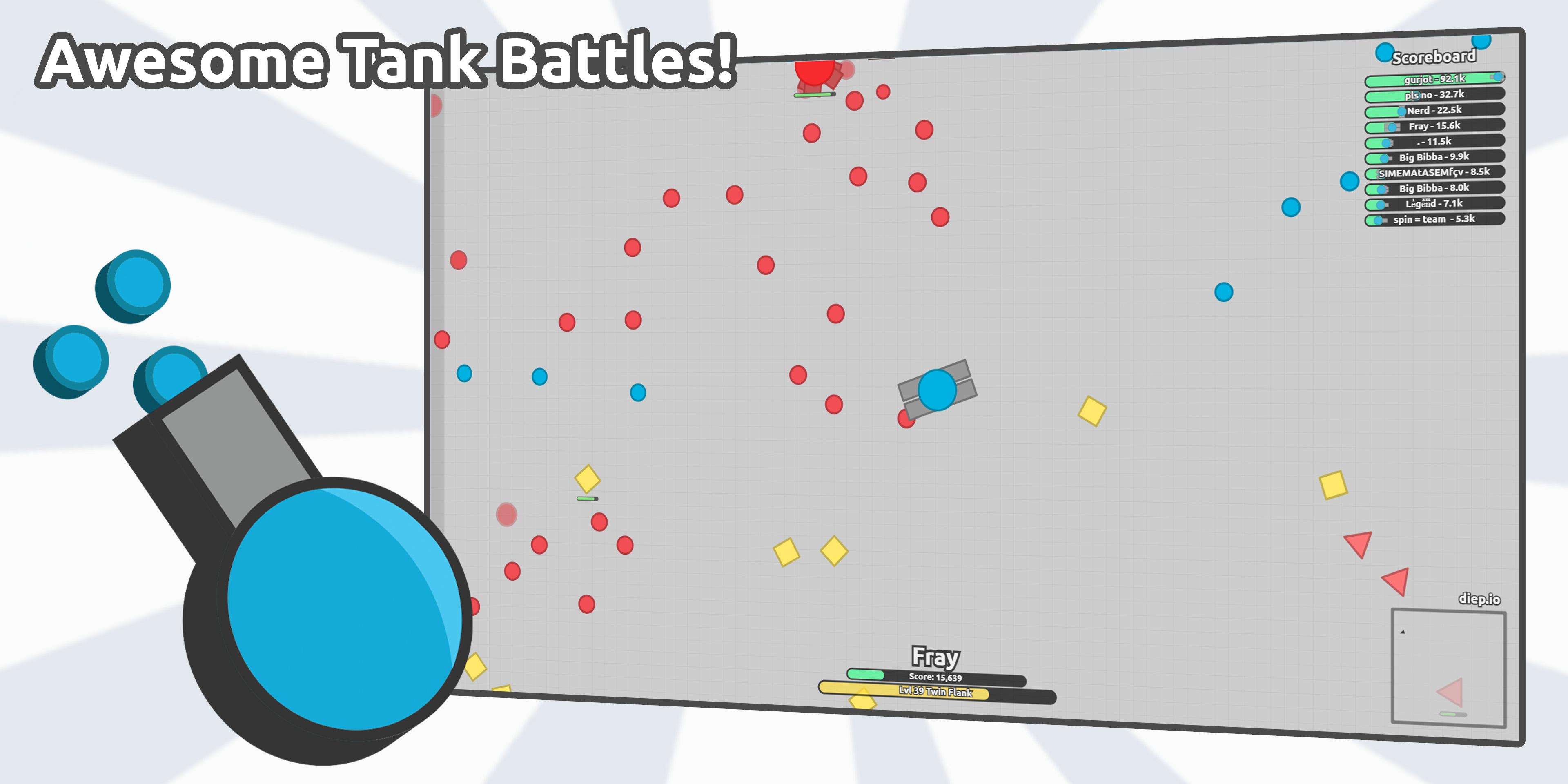 diep.io capturas de tela 1