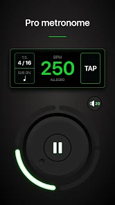 Guitar Tuner Pro capturas de tela 7